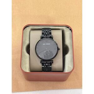 Emporio Armani Gianni T-Bar AR11299 Men's Watch With Black Dial